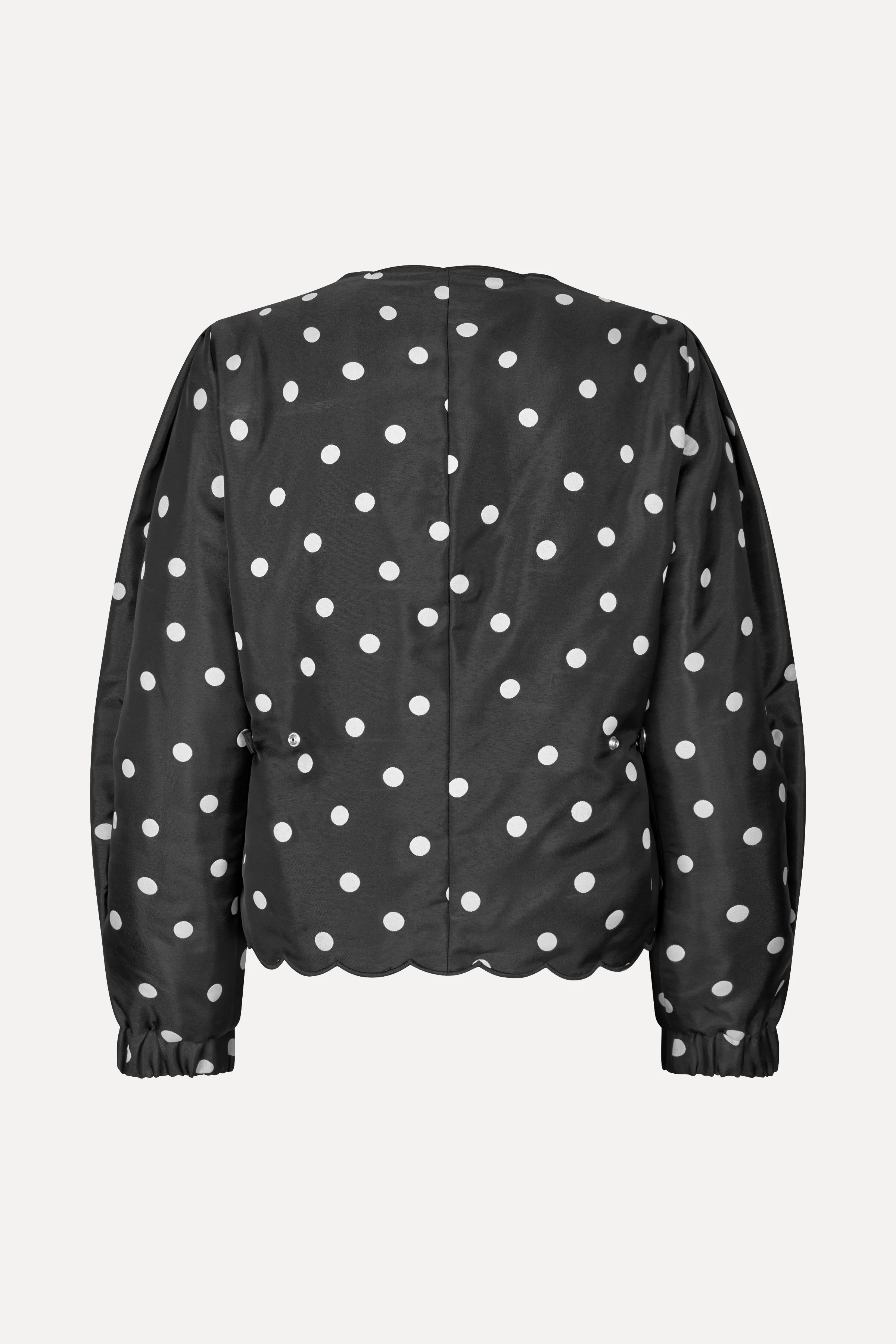 Voluminous Sleeve Jacket - Quilted Dots - Image 4